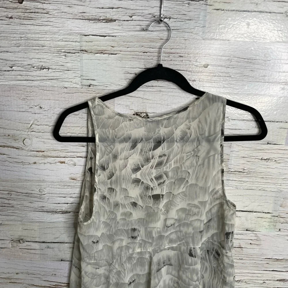 Portmans black  gray sheer dress size 12 sleeveless - Picture 11 of 11